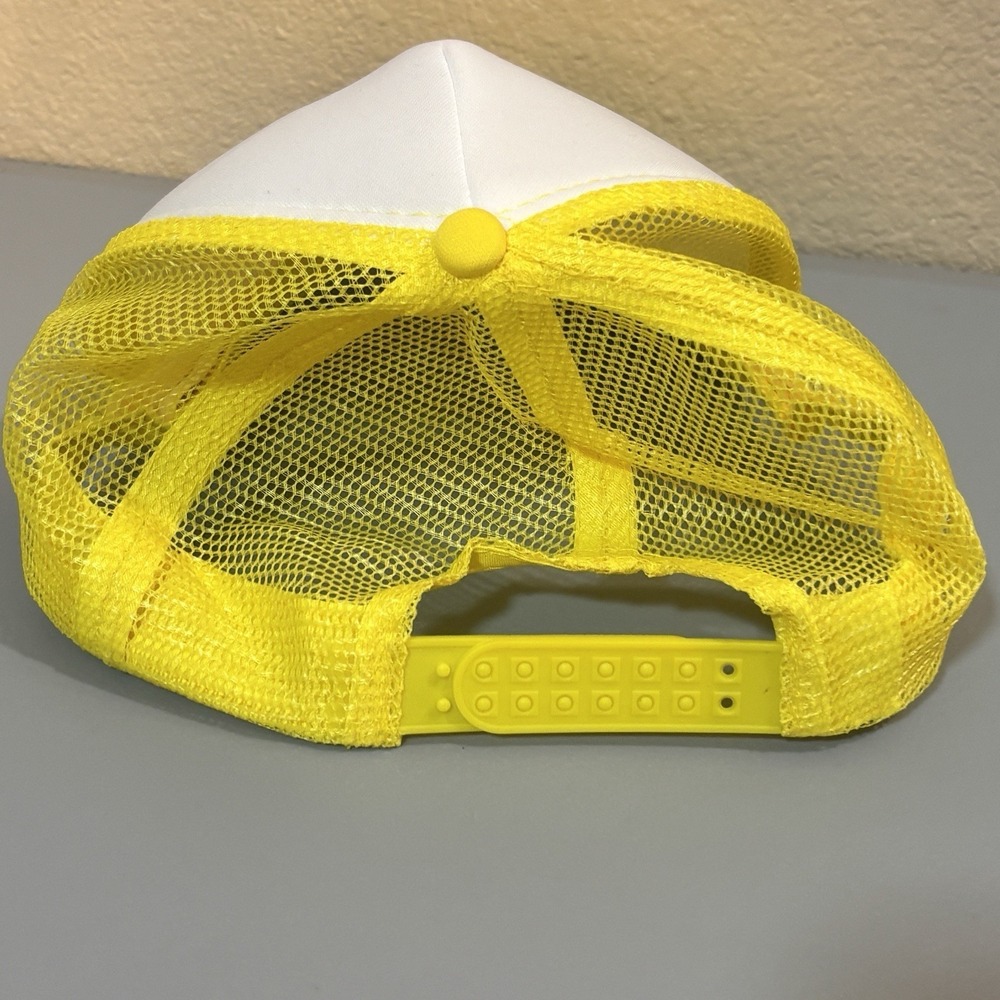 Radio Shack Trucker Hat Yellow Snapback Ball Cap Unisex Nostalgia Store Fun Gift - Picture 6 of 10